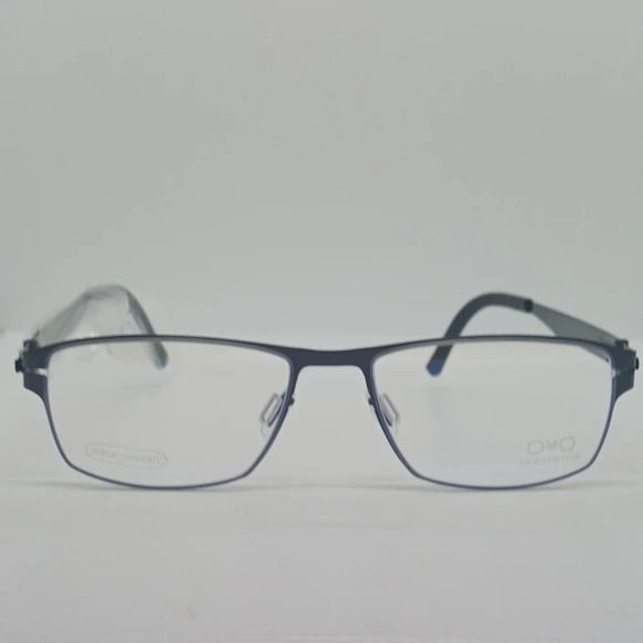 NWT MEN'S OVO OPTICS EYEGLASS FRAMES 3572 SHINY BLACK - Picture 1 of 4
